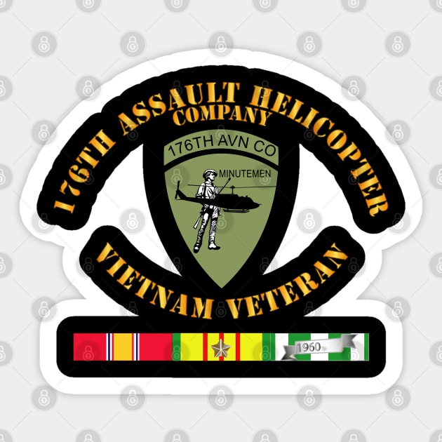 176th Assault Helicopter Co - Vietnam Vet - SVC Sticker by twix123844